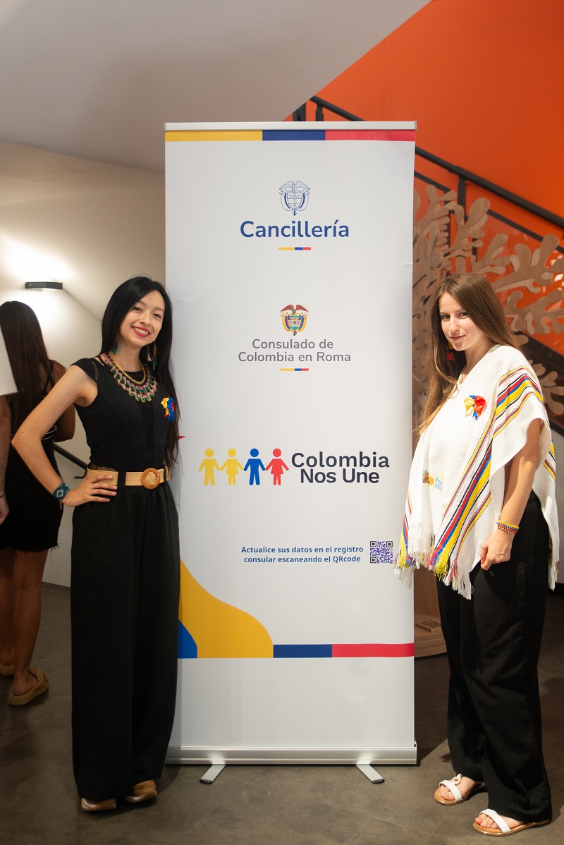 El Consulado de Colombia en Roma celebró la Independencia Nacional con connacionales