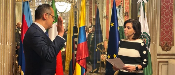 Nuevo Cónsul General de Colombia en Roma toma posesión de su cargo 
