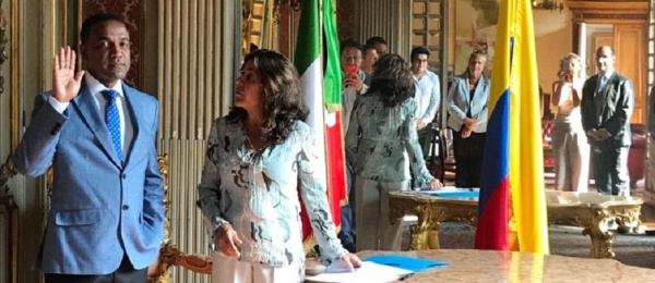 Nuevo Cónsul General en Roma se posesionó ante la Embajadora de Colombia en Italia